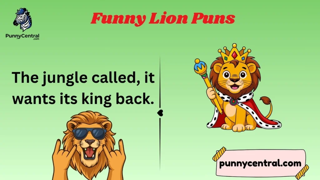 Funny Lion Puns