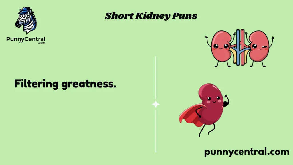 Short Kidney Puns