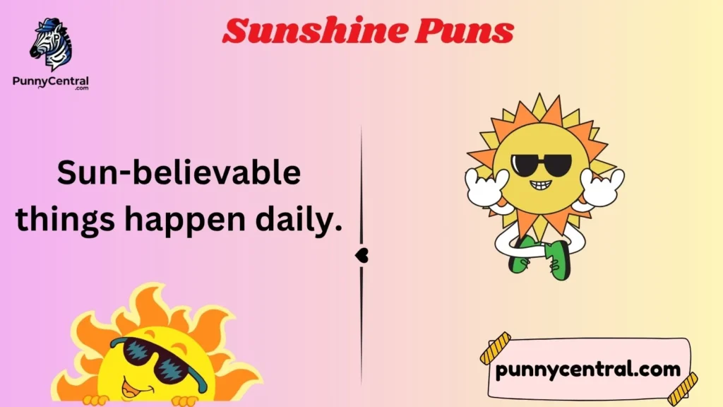 Sunshine Puns