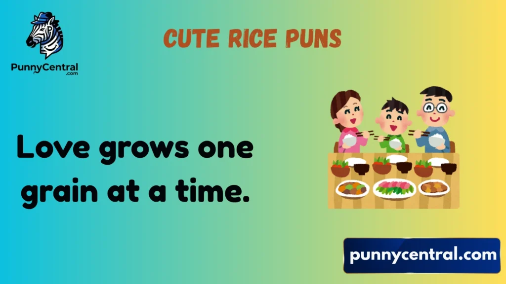 Cute Rice Puns