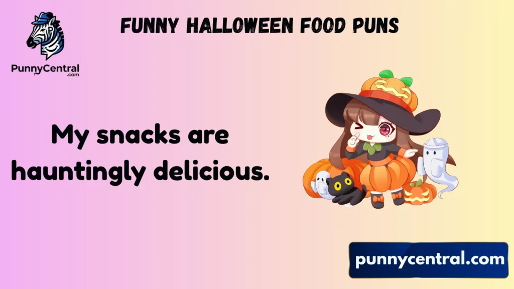 Funny Halloween Food Puns
