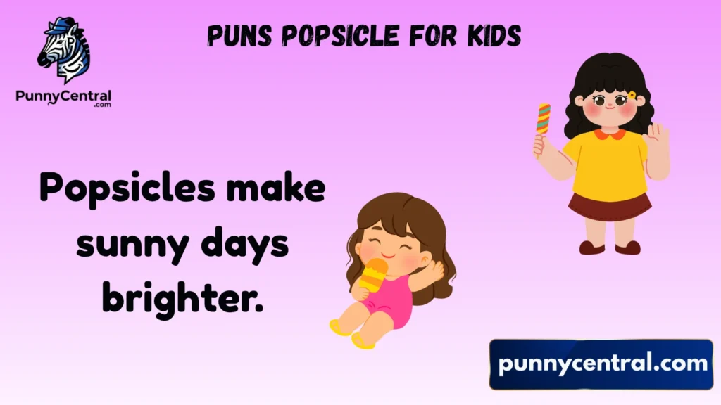 Puns Popsicle for Kids